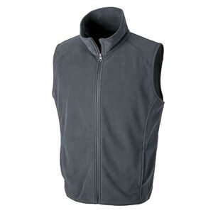 Result Core Mens Micro Fleece Gilet / Charcoal